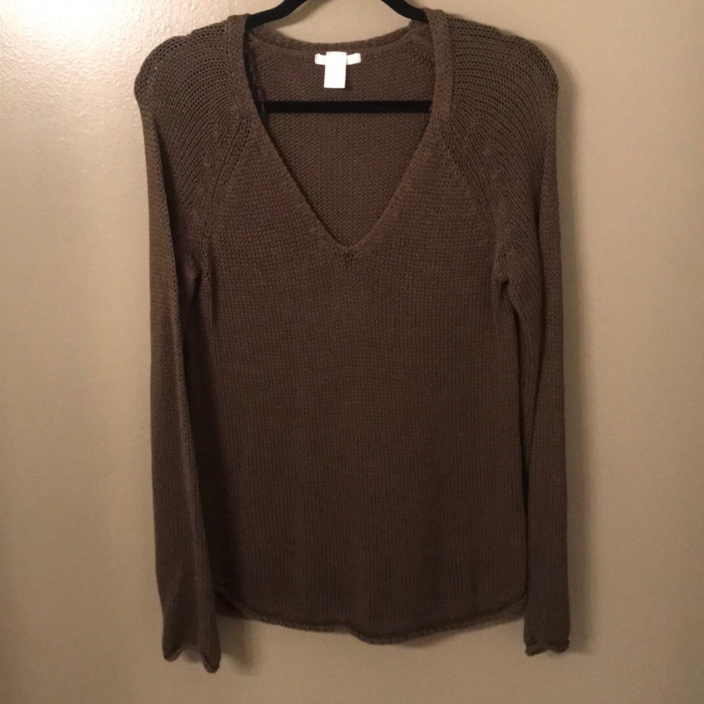 H&M dark green sweater